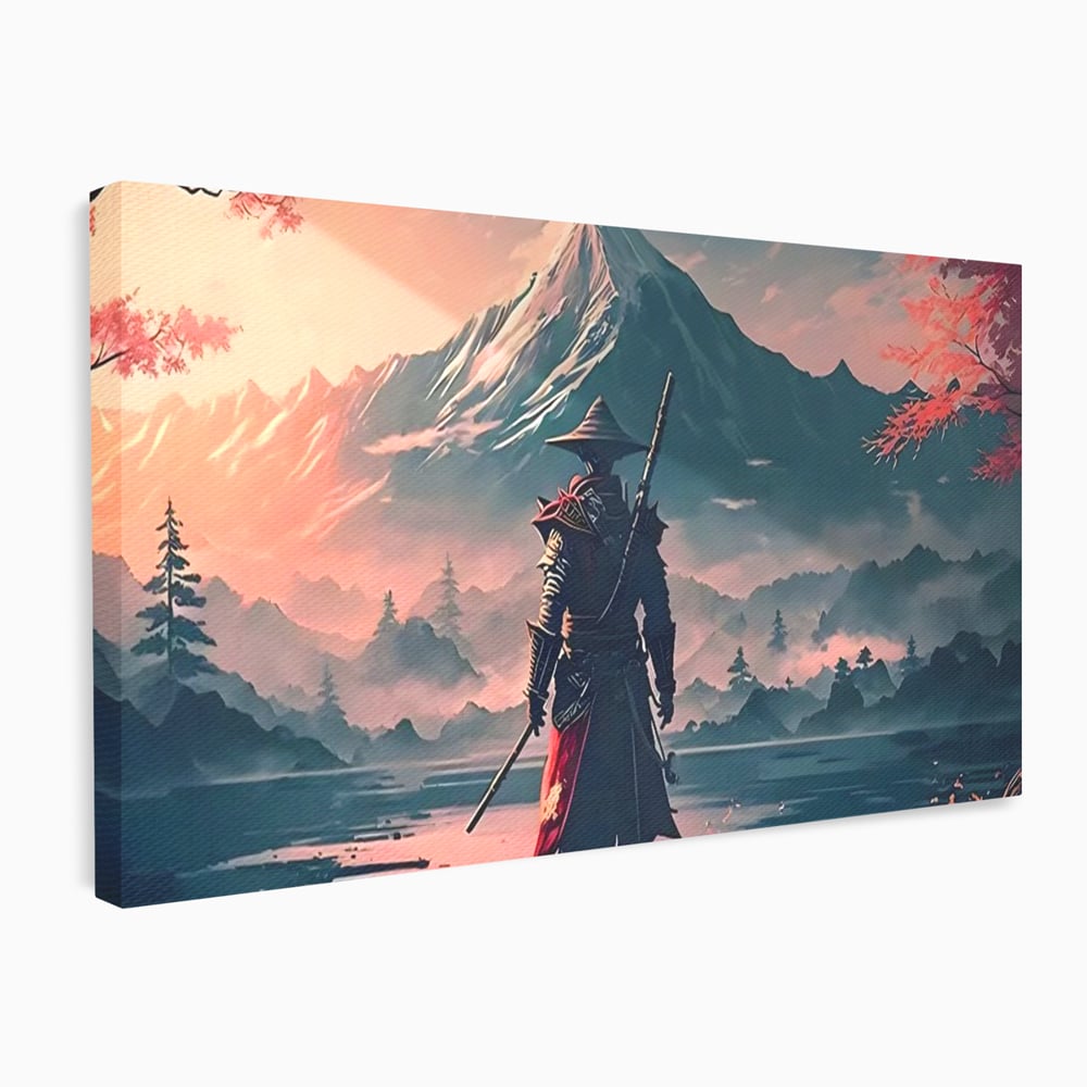 Tablou Canvas Premium, LuxCanva® C1261, The Way Of The Samurai, Relaxare, Living Room, Japonia, Culori Vibrante