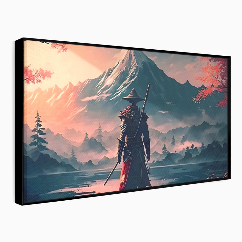 Tablou Canvas Premium, LuxCanva® C1261, The Way Of The Samurai, Relaxare, Living Room, Japonia, Culori Vibrante