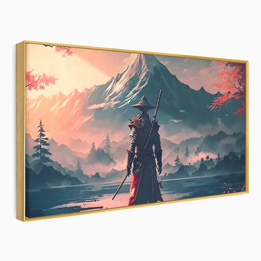 Tablou Canvas Premium, LuxCanva® C1261, The Way Of The Samurai, Relaxare, Living Room, Japonia, Culori Vibrante