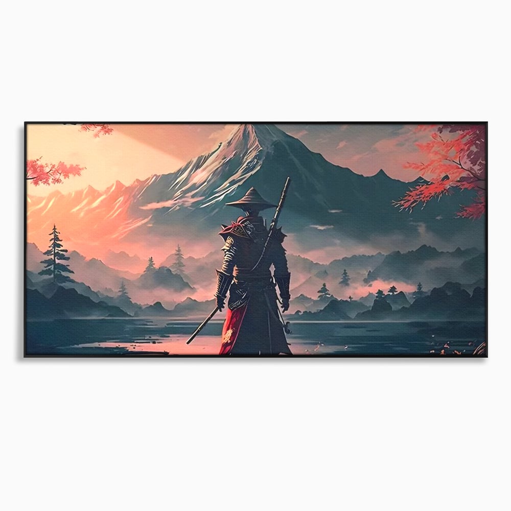 Tablou Canvas Premium, LuxCanva® C1261, The Way Of The Samurai, Relaxare, Living Room, Japonia, Culori Vibrante