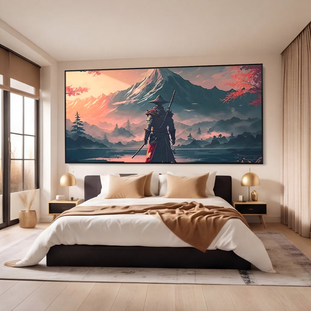 Tablou Canvas Premium, LuxCanva® C1261, The Way Of The Samurai, Relaxare, Living Room, Japonia, Culori Vibrante
