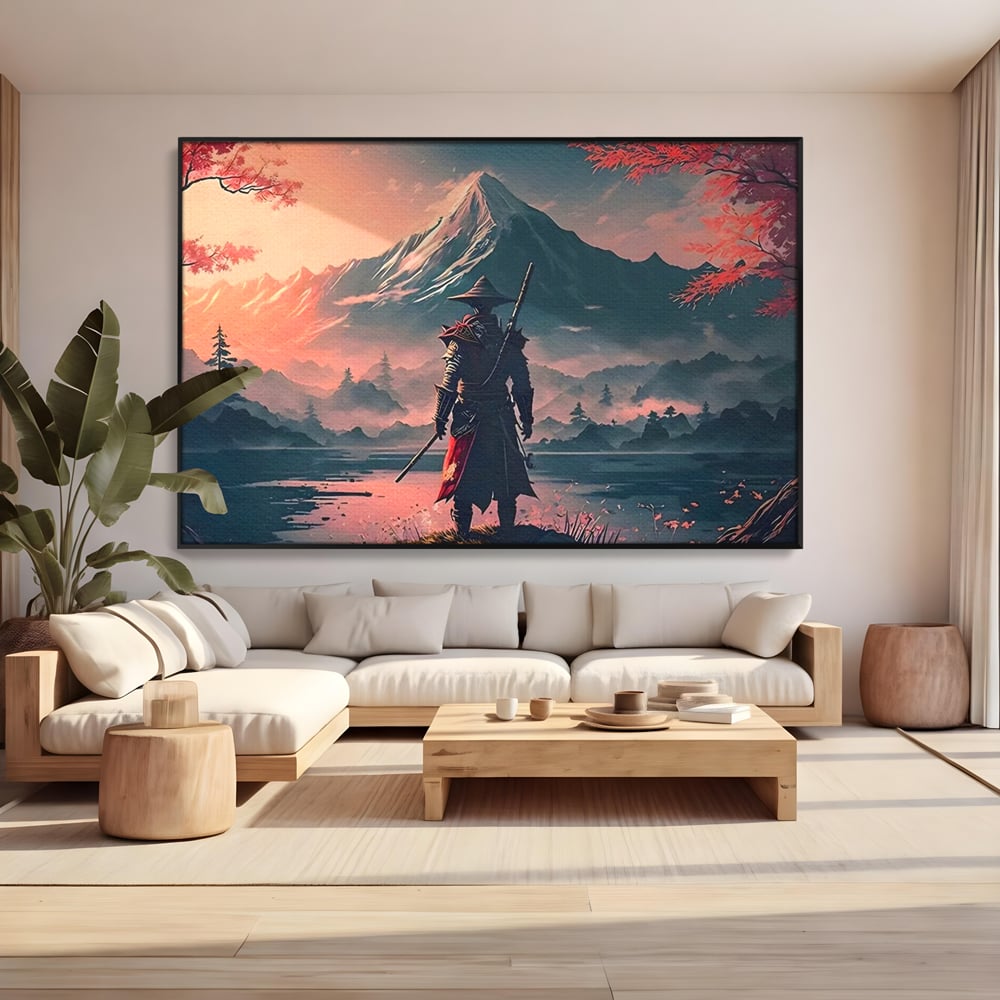 Tablou Canvas Premium, LuxCanva® C1261, The Way Of The Samurai, Relaxare, Living Room, Japonia, Culori Vibrante