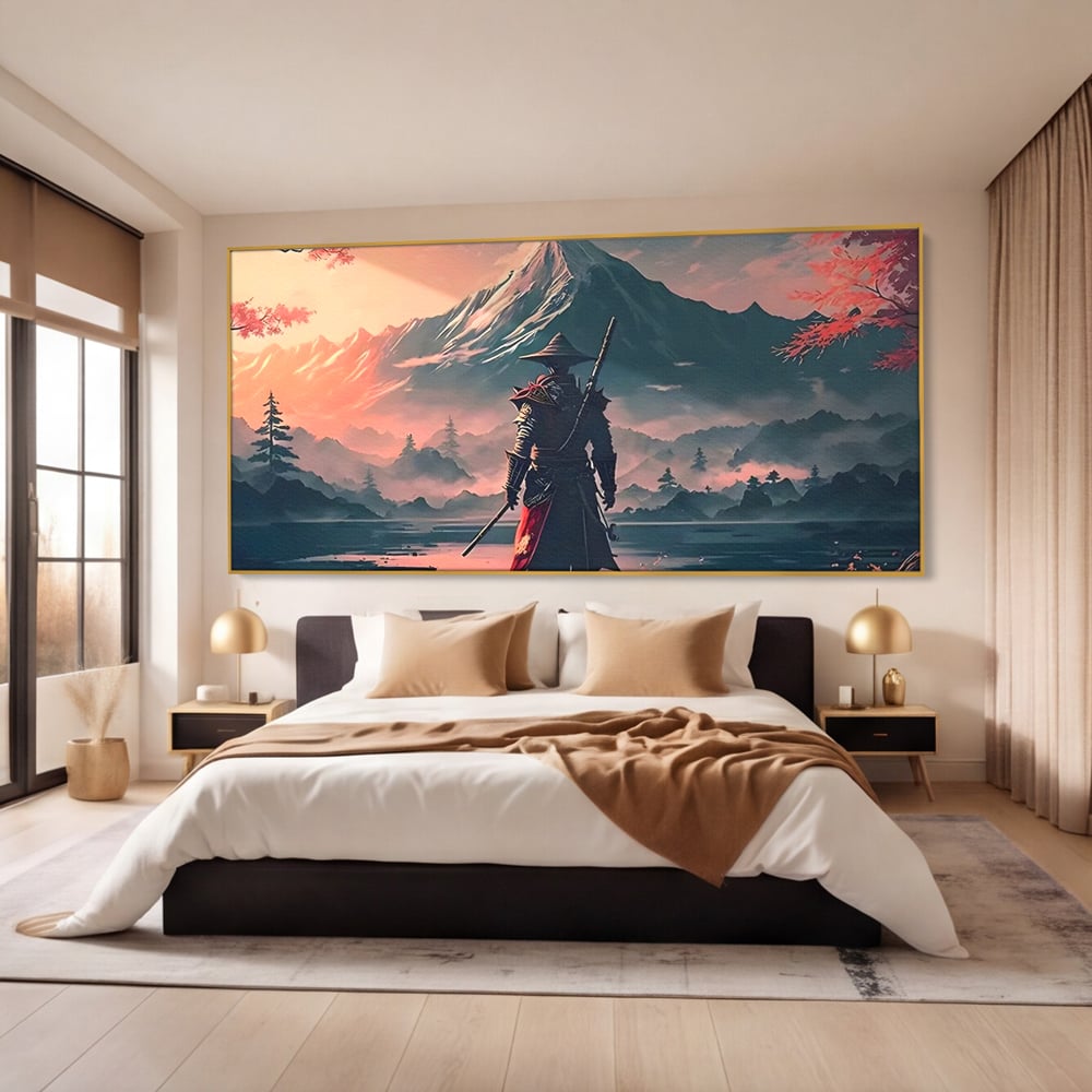 Tablou Canvas Premium, LuxCanva® C1261, The Way Of The Samurai, Relaxare, Living Room, Japonia, Culori Vibrante