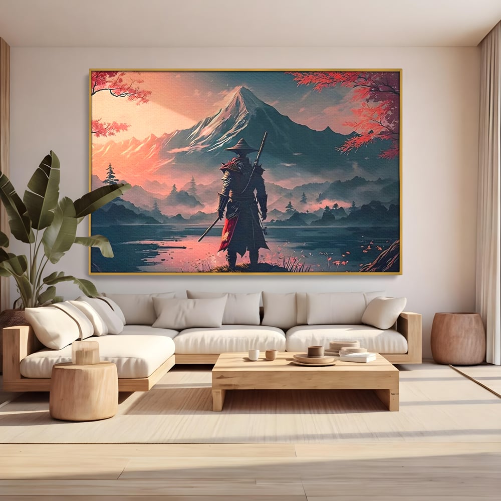 Tablou Canvas Premium, LuxCanva® C1261, The Way Of The Samurai, Relaxare, Living Room, Japonia, Culori Vibrante