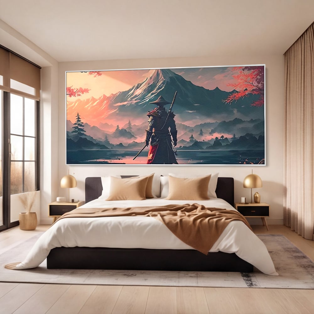 Tablou Canvas Premium, LuxCanva® C1261, The Way Of The Samurai, Relaxare, Living Room, Japonia, Culori Vibrante