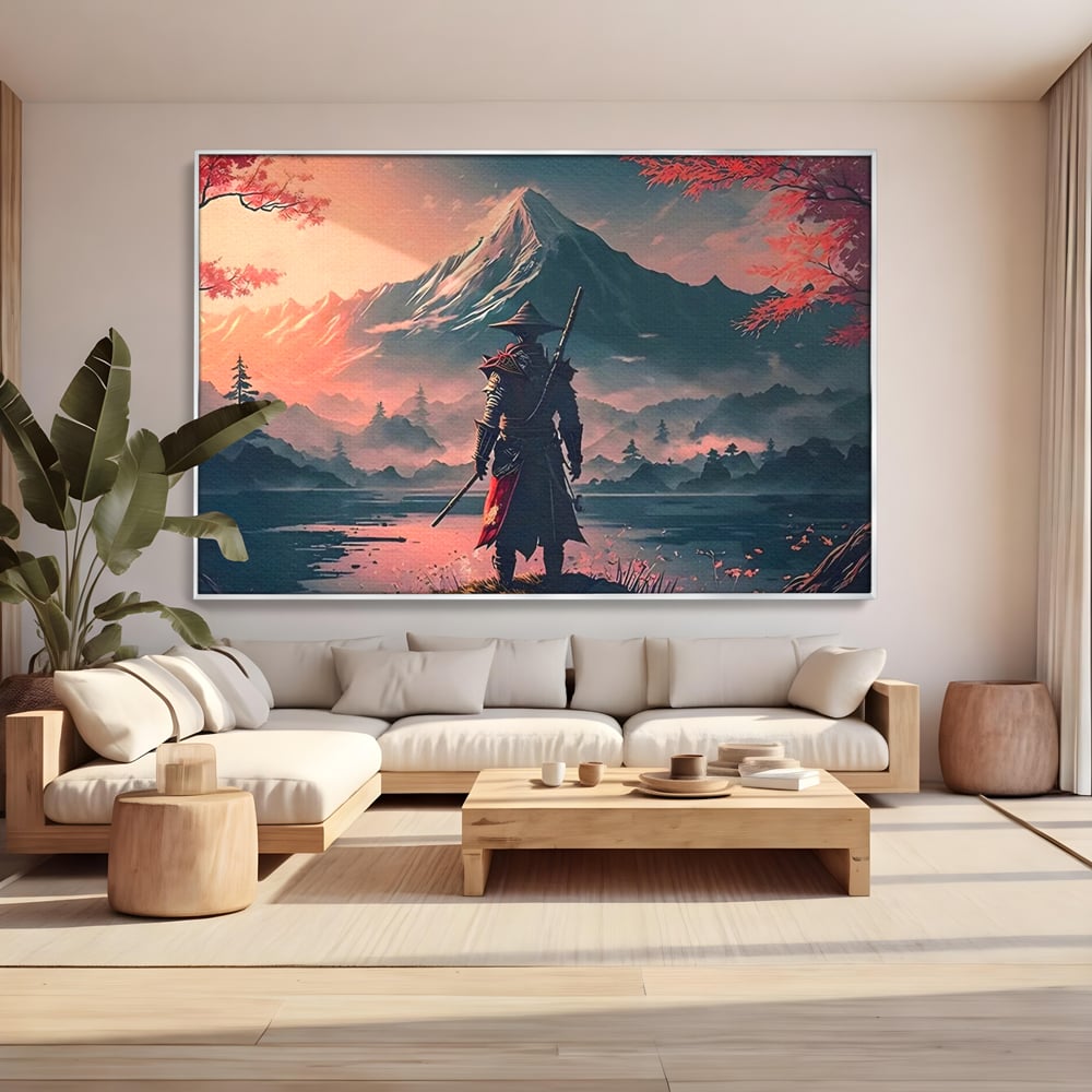 Tablou Canvas Premium, LuxCanva® C1261, The Way Of The Samurai, Relaxare, Living Room, Japonia, Culori Vibrante