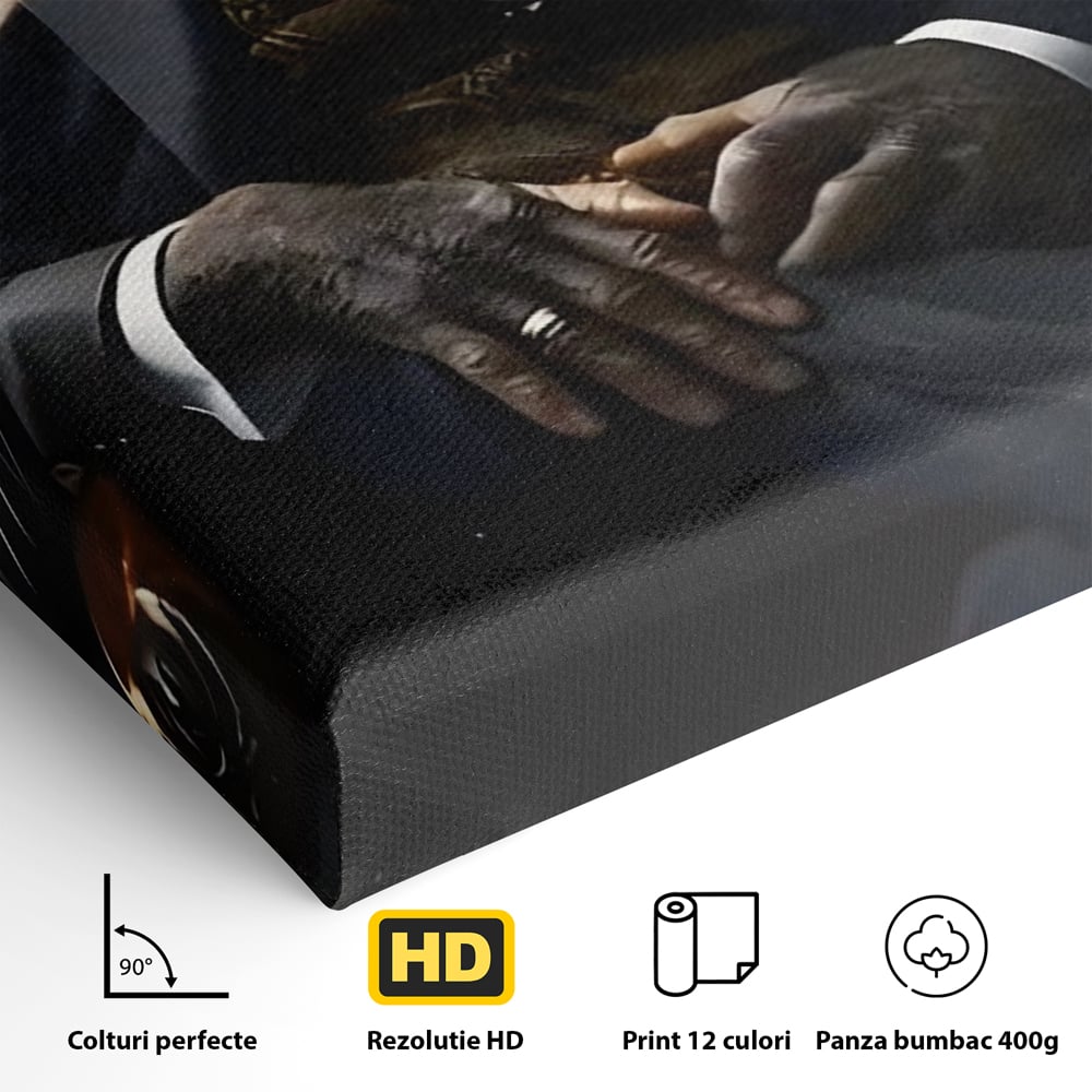 Tablou Canvas Premium, LuxCanva® C1262, The Godfather Of The Apes, Relaxare, Living Room, Culori Vibrante
