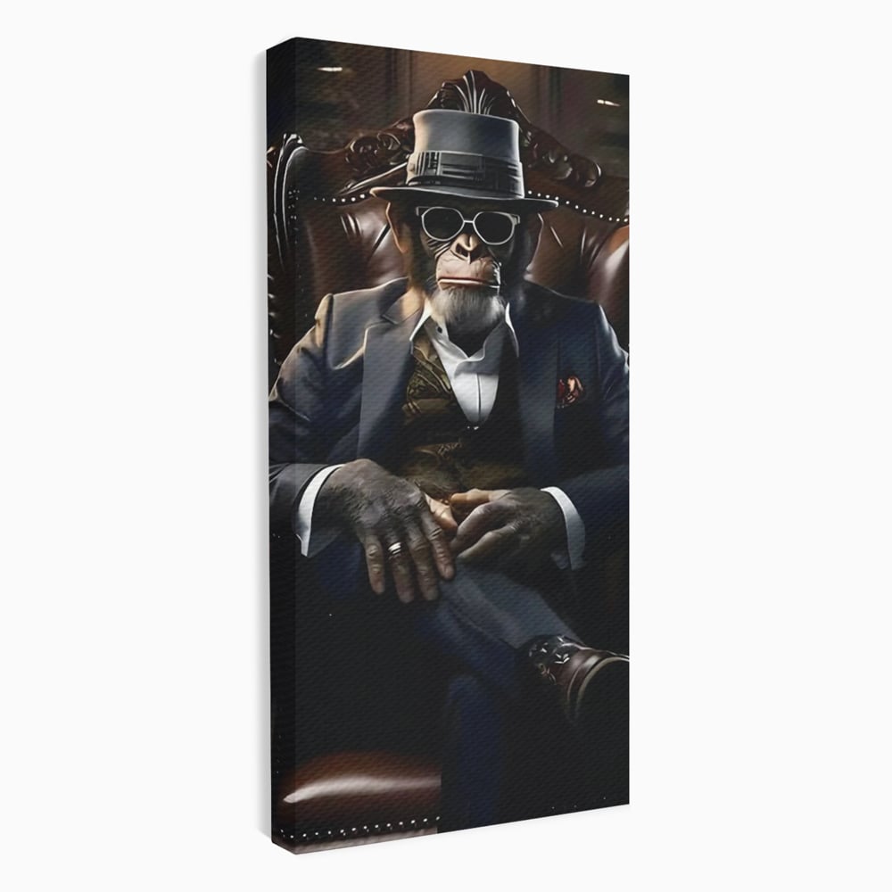 Tablou Canvas Premium, LuxCanva® C1262, The Godfather Of The Apes, Relaxare, Living Room, Culori Vibrante
