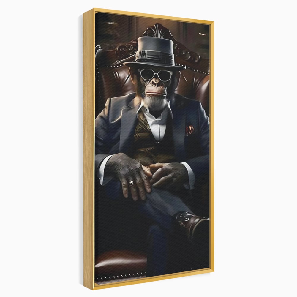 Tablou Canvas Premium, LuxCanva® C1262, The Godfather Of The Apes, Relaxare, Living Room, Culori Vibrante