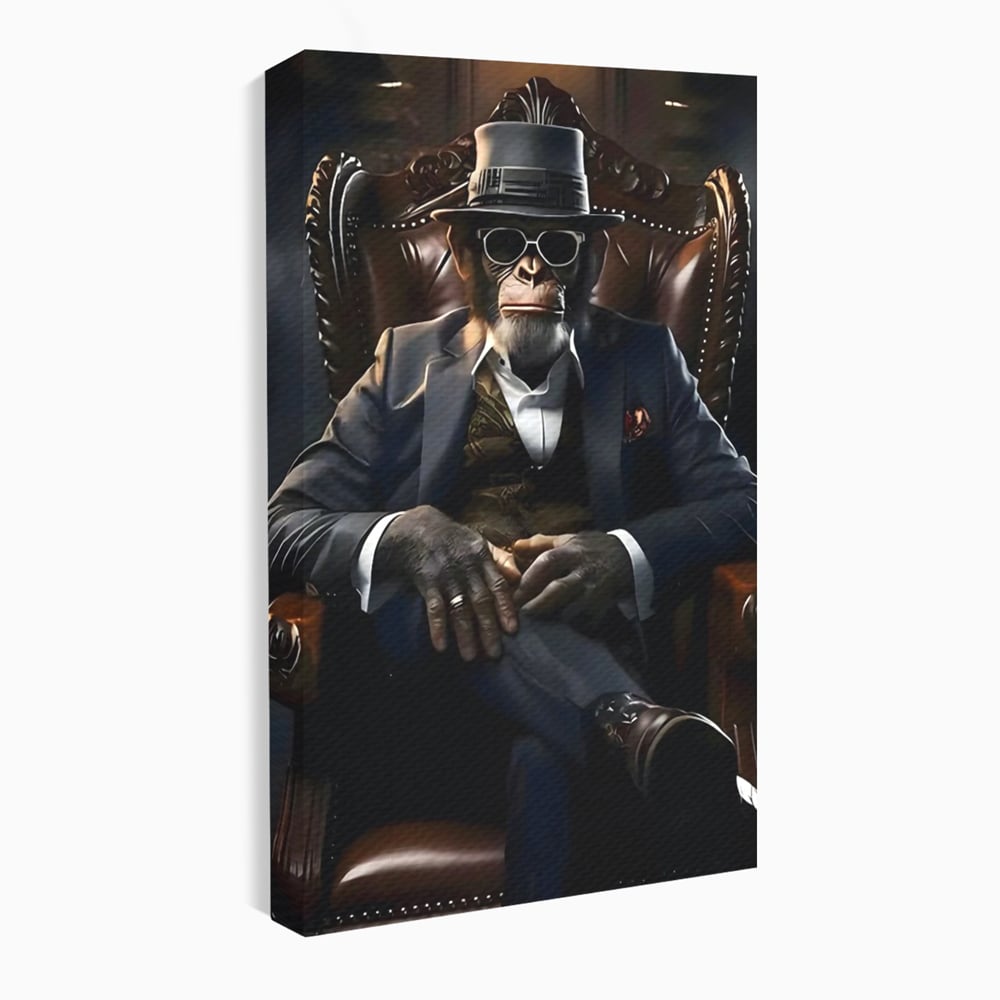 Tablou Canvas Premium, LuxCanva® C1262, The Godfather Of The Apes, Relaxare, Living Room, Culori Vibrante