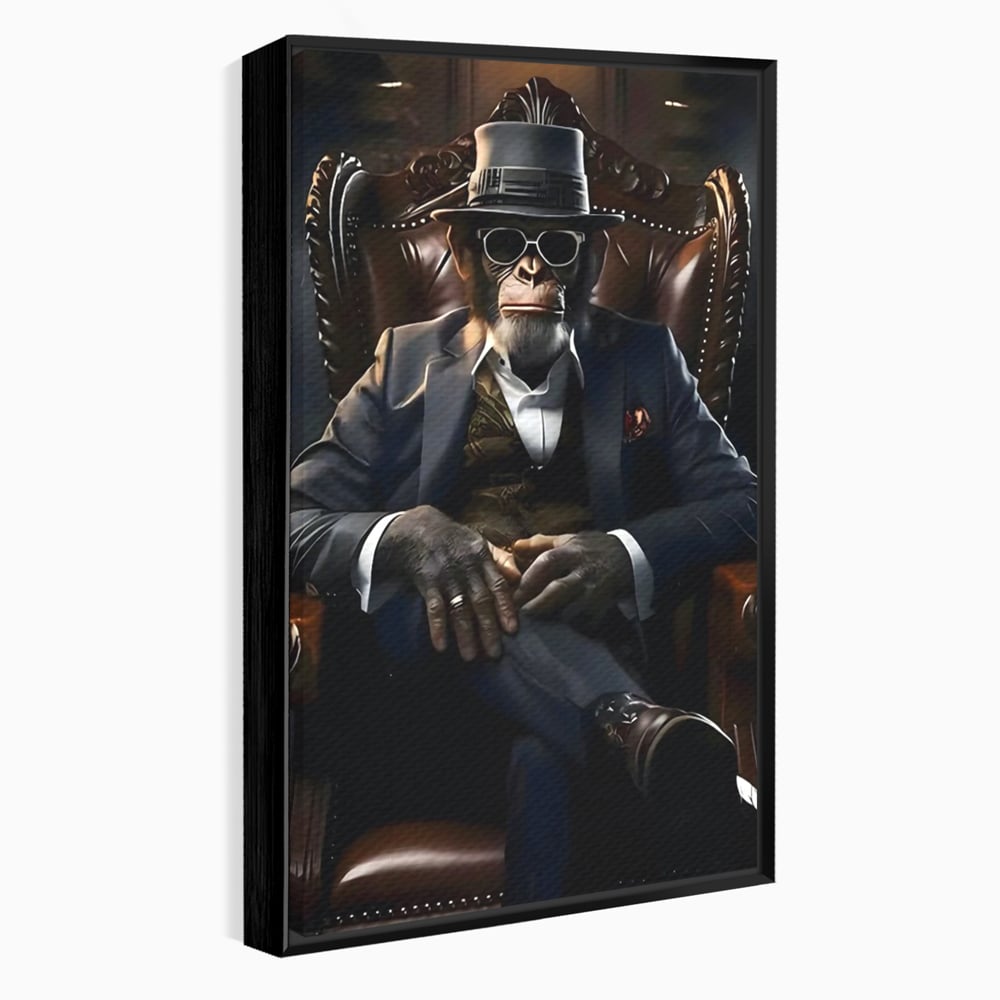 Tablou Canvas Premium, LuxCanva® C1262, The Godfather Of The Apes, Relaxare, Living Room, Culori Vibrante