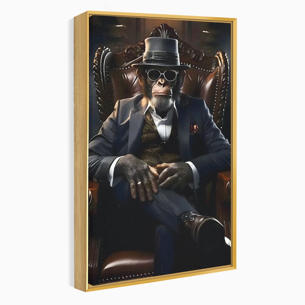 Tablou Canvas Premium, LuxCanva® C1262, The Godfather Of The Apes, Relaxare, Living Room, Culori Vibrante