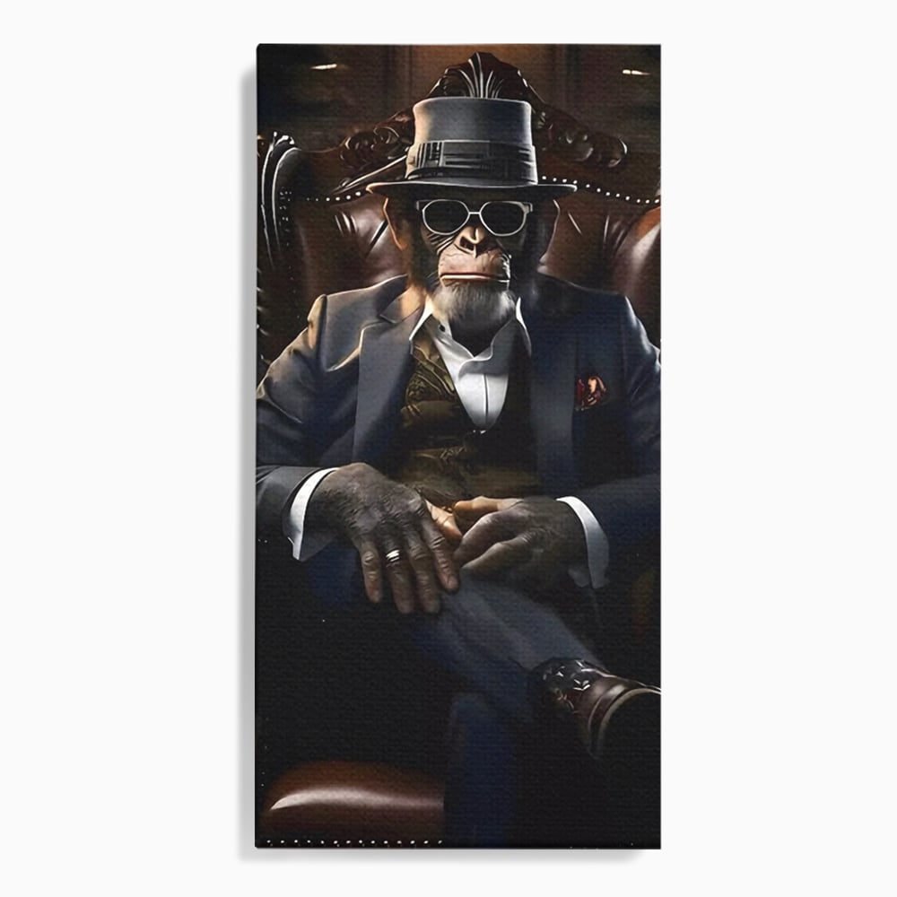 Tablou Canvas Premium, LuxCanva® C1262, The Godfather Of The Apes, Relaxare, Living Room, Culori Vibrante