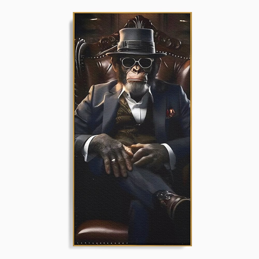 Tablou Canvas Premium, LuxCanva® C1262, The Godfather Of The Apes, Relaxare, Living Room, Culori Vibrante