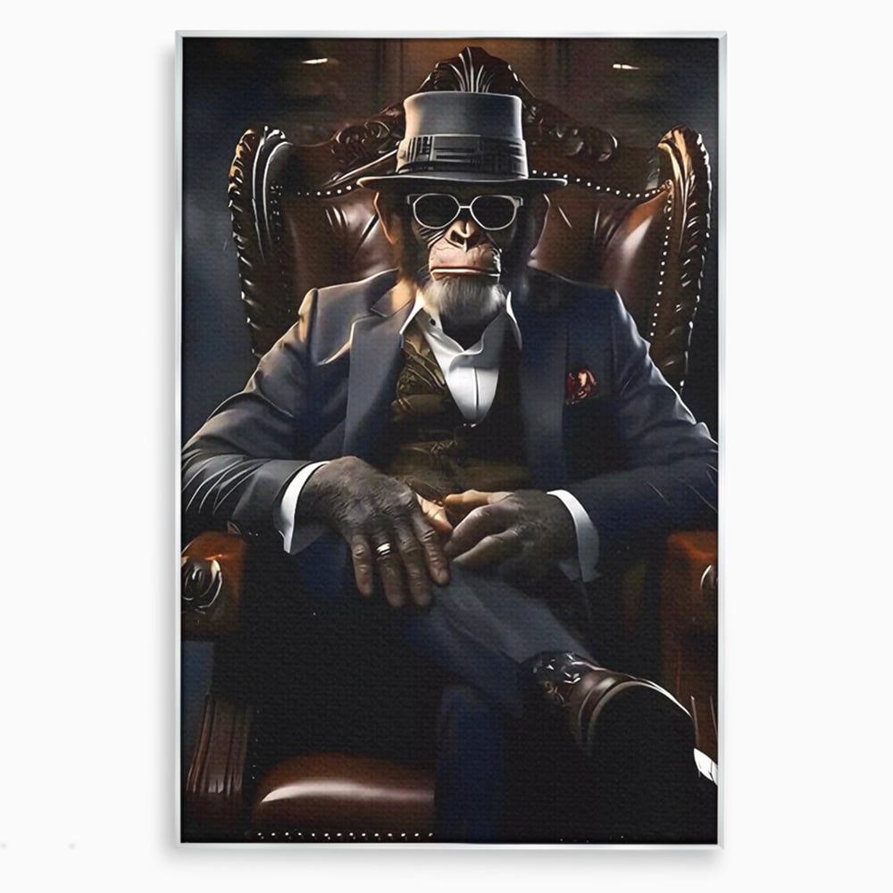 Tablou Canvas Premium, LuxCanva® C1262, The Godfather Of The Apes, Relaxare, Living Room, Culori Vibrante