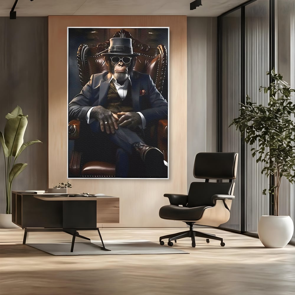 Tablou Canvas Premium, LuxCanva® C1262, The Godfather Of The Apes, Relaxare, Living Room, Culori Vibrante