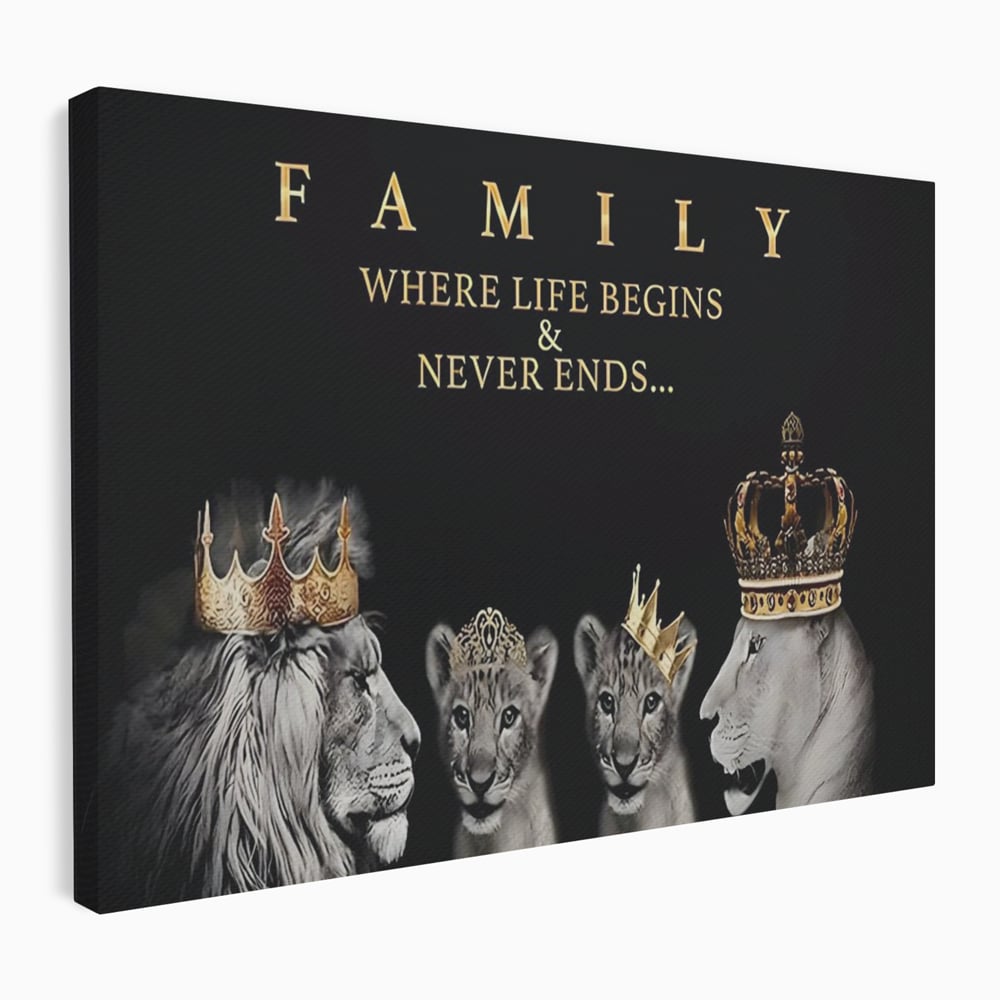 Tablou Canvas Premium, LuxCanva® C1264, The Family Portrait, Relaxare, Unity, Portrait, Living Room, Culori Vibrante