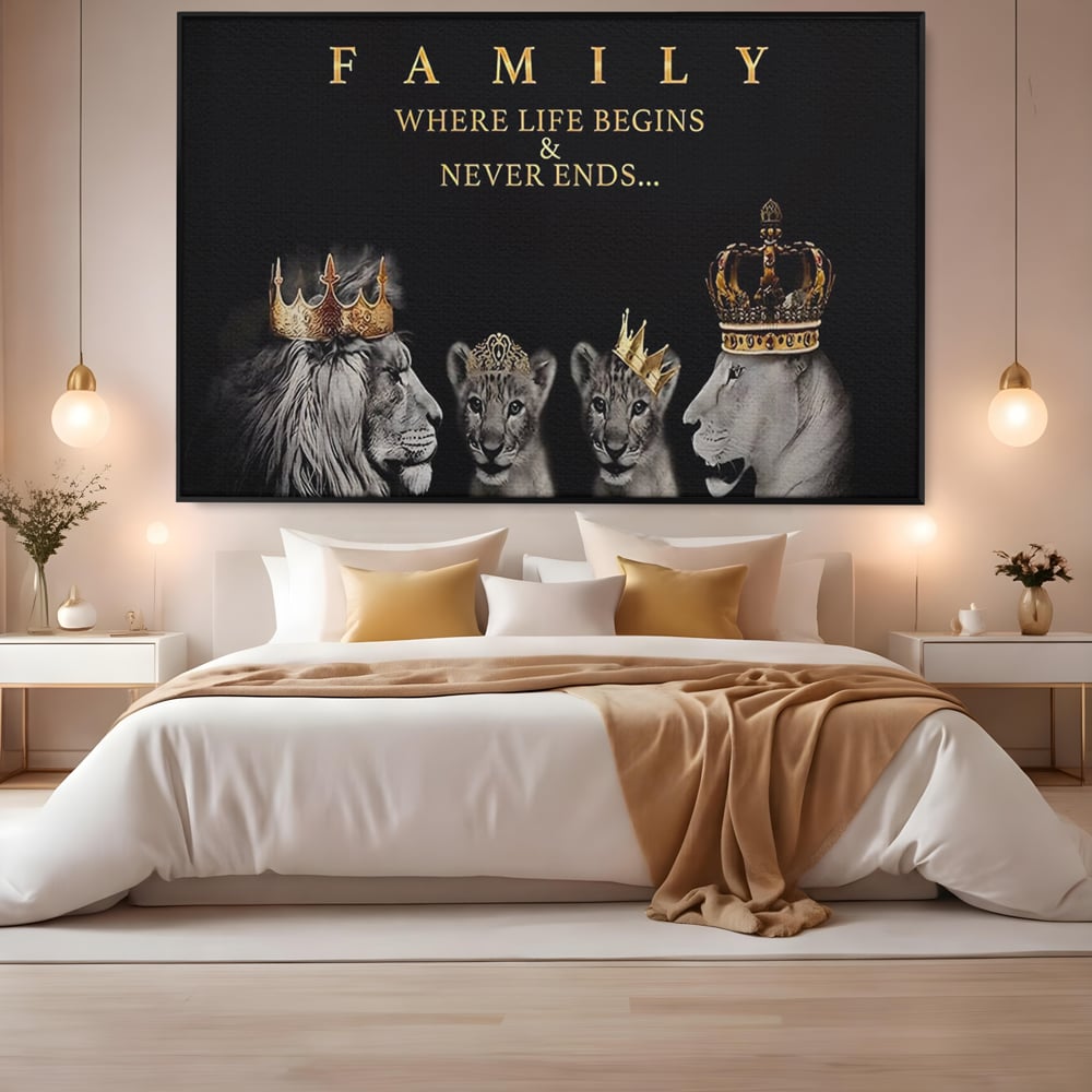 Tablou Canvas Premium, LuxCanva® C1264, The Family Portrait, Relaxare, Unity, Portrait, Living Room, Culori Vibrante