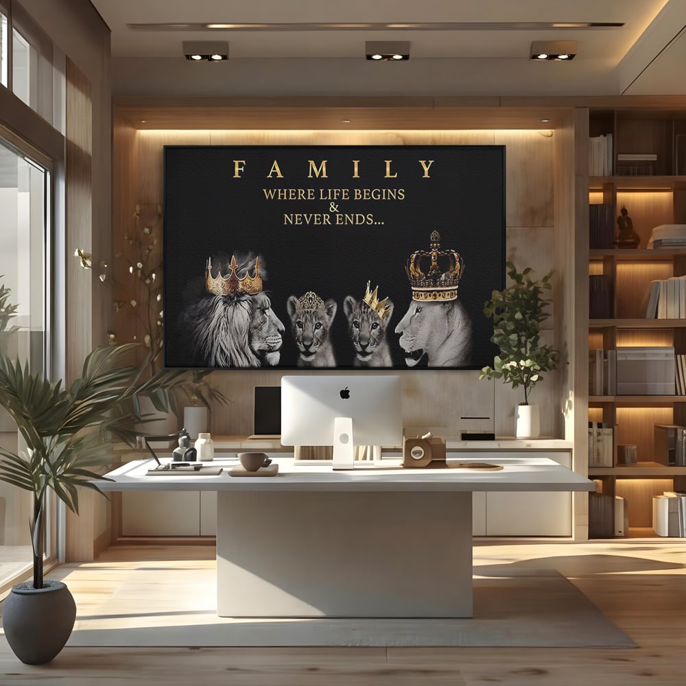 Tablou Canvas Premium, LuxCanva® C1264, The Family Portrait, Relaxare, Unity, Portrait, Living Room, Culori Vibrante
