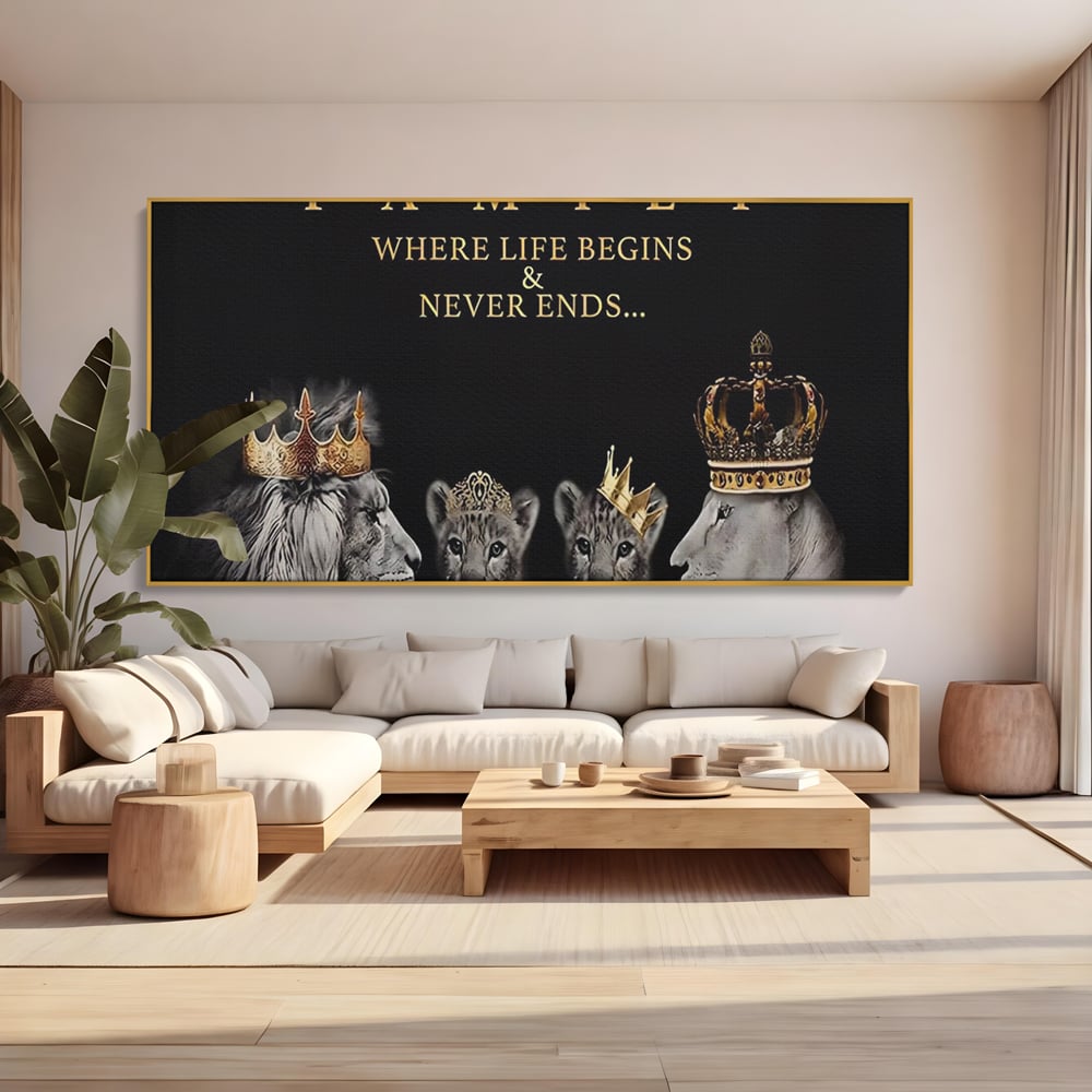 Tablou Canvas Premium, LuxCanva® C1264, The Family Portrait, Relaxare, Unity, Portrait, Living Room, Culori Vibrante