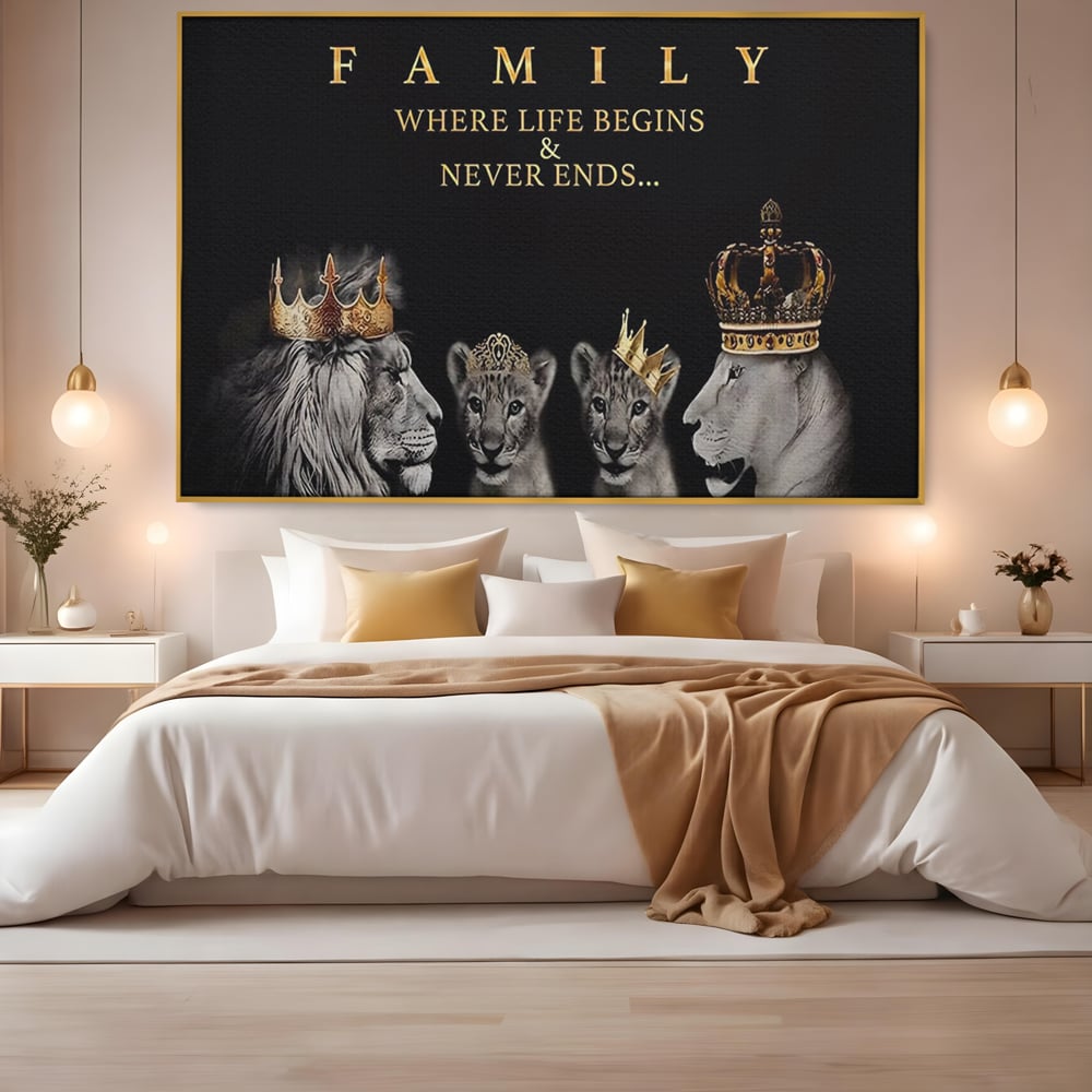 Tablou Canvas Premium, LuxCanva® C1264, The Family Portrait, Relaxare, Unity, Portrait, Living Room, Culori Vibrante