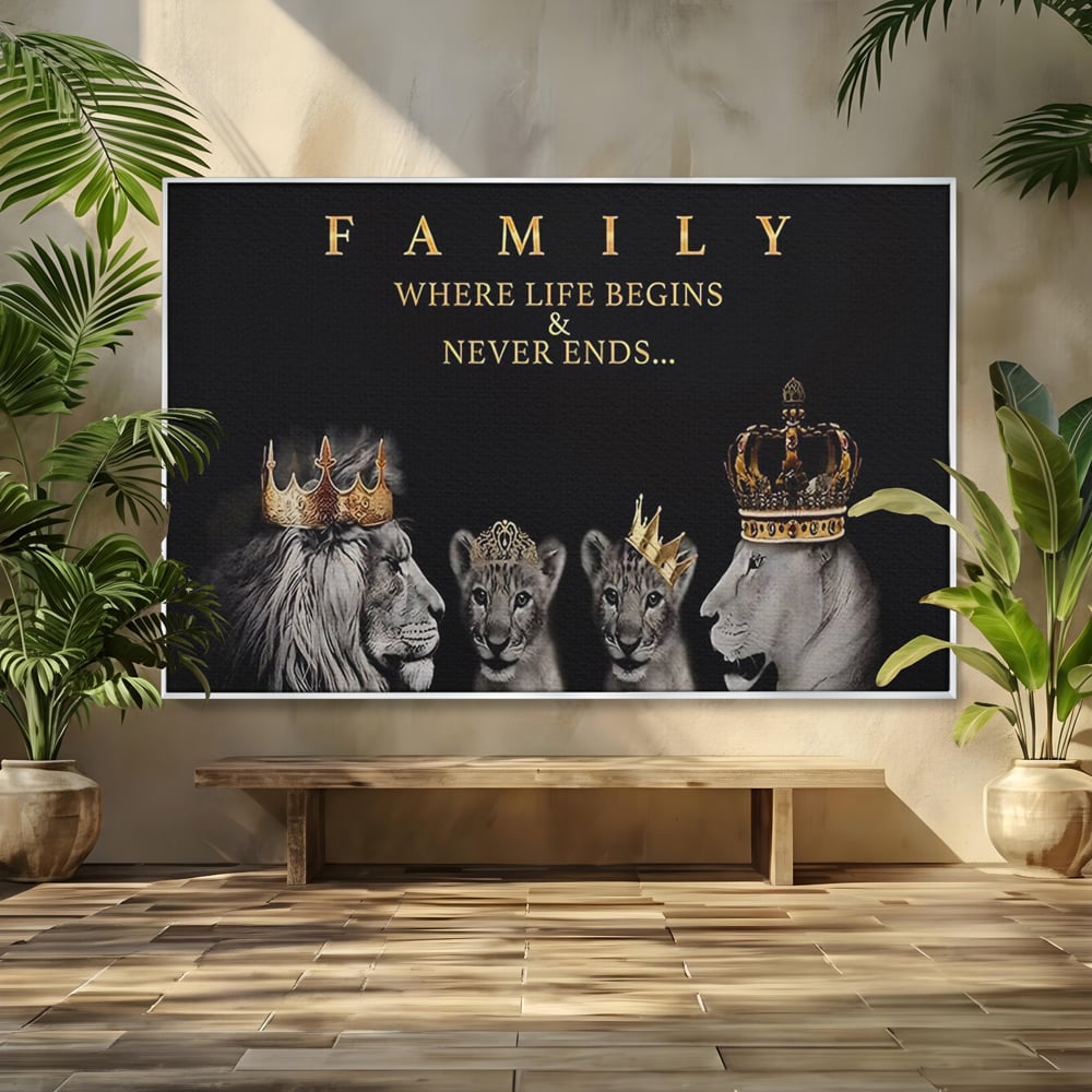 Tablou Canvas Premium, LuxCanva® C1264, The Family Portrait, Relaxare, Unity, Portrait, Living Room, Culori Vibrante