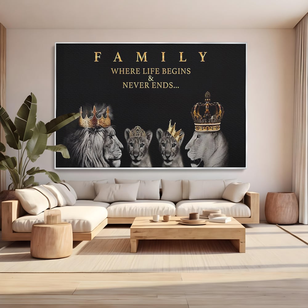 Tablou Canvas Premium, LuxCanva® C1264, The Family Portrait, Relaxare, Unity, Portrait, Living Room, Culori Vibrante