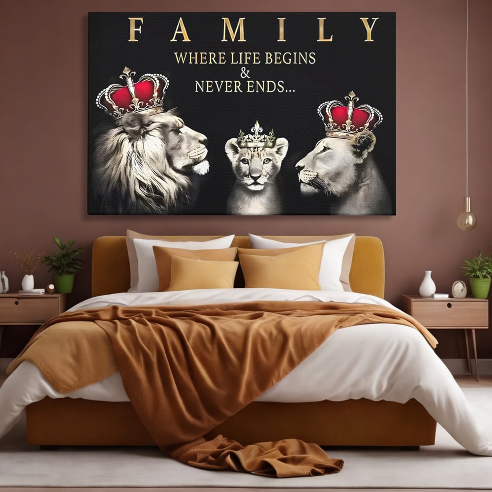 Tablou Canvas Premium, LuxCanva® C1266, Family Together, Relaxare, Family, Love, Living Room, Culori Vibrante