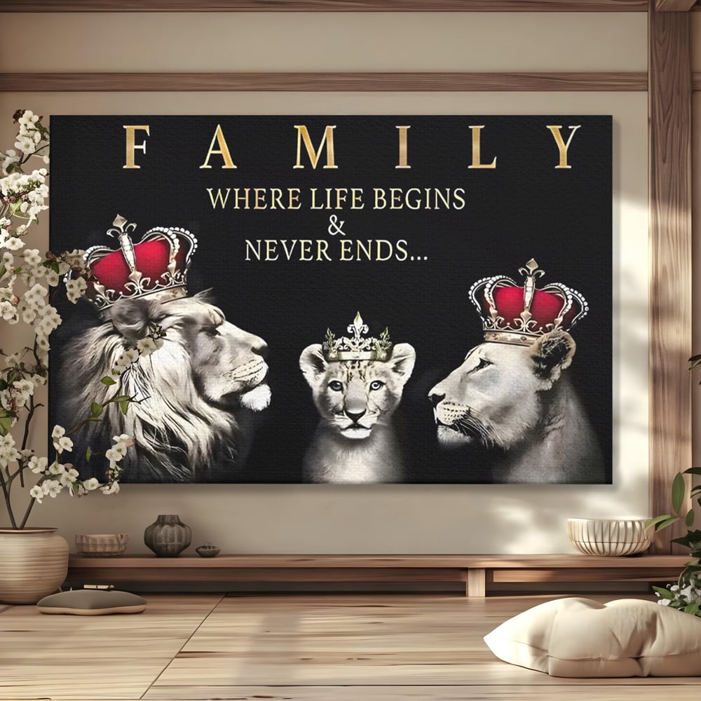 Tablou Canvas Premium, LuxCanva® C1266, Family Together, Relaxare, Family, Love, Living Room, Culori Vibrante