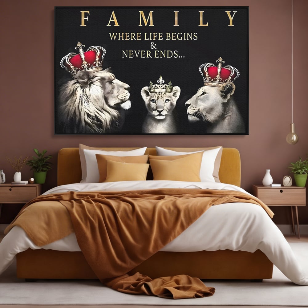 Tablou Canvas Premium, LuxCanva® C1266, Family Together, Relaxare, Family, Love, Living Room, Culori Vibrante