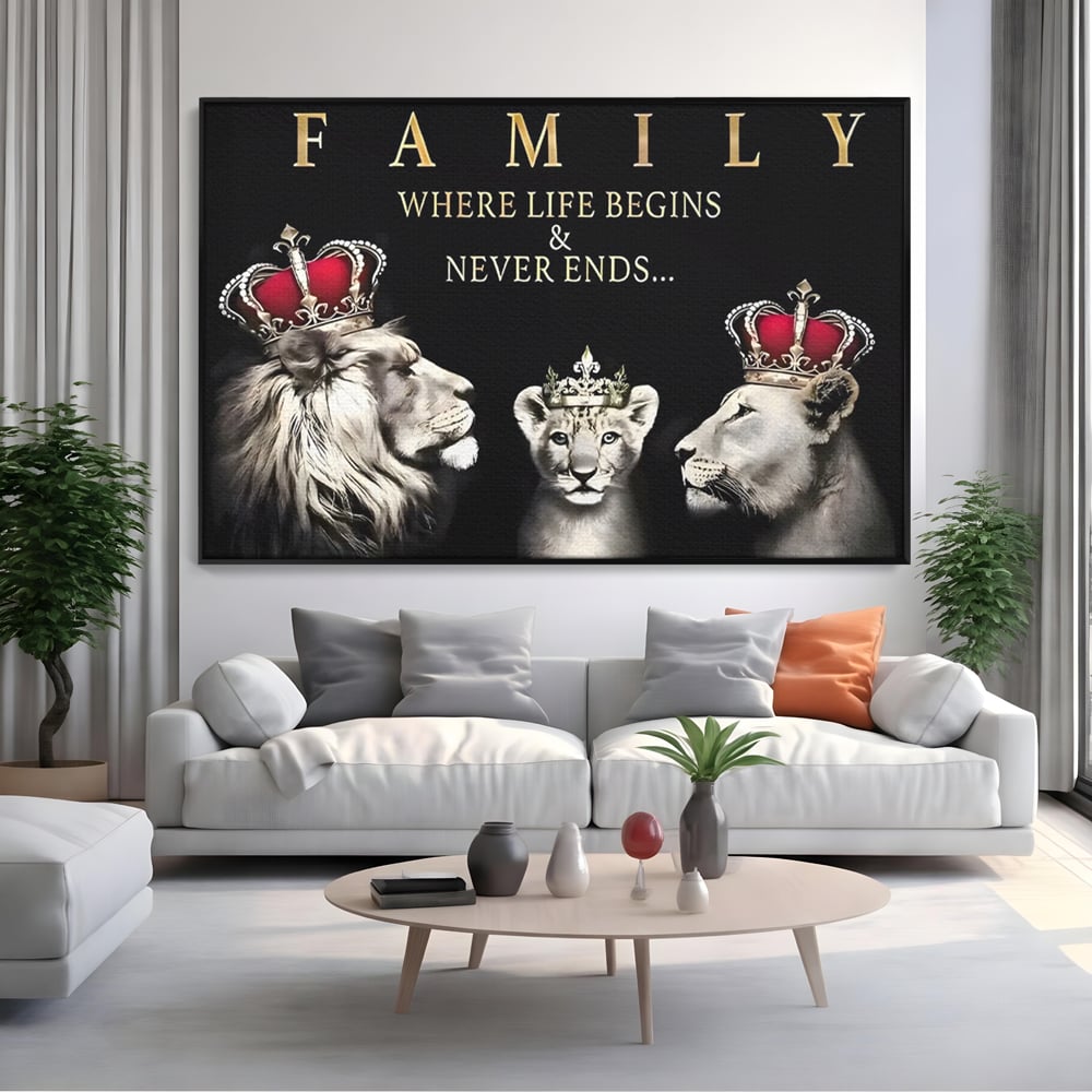 Tablou Canvas Premium, LuxCanva® C1266, Family Together, Relaxare, Family, Love, Living Room, Culori Vibrante