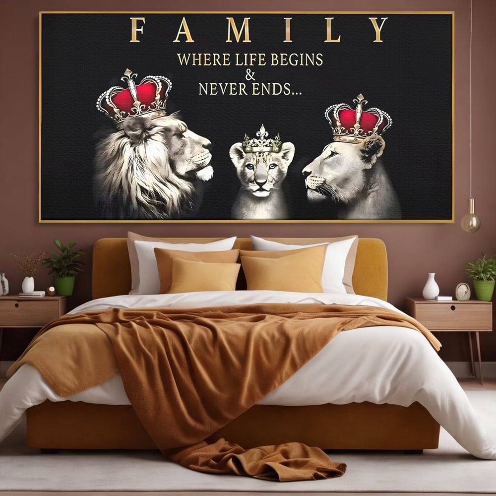 Tablou Canvas Premium, LuxCanva® C1266, Family Together, Relaxare, Family, Love, Living Room, Culori Vibrante