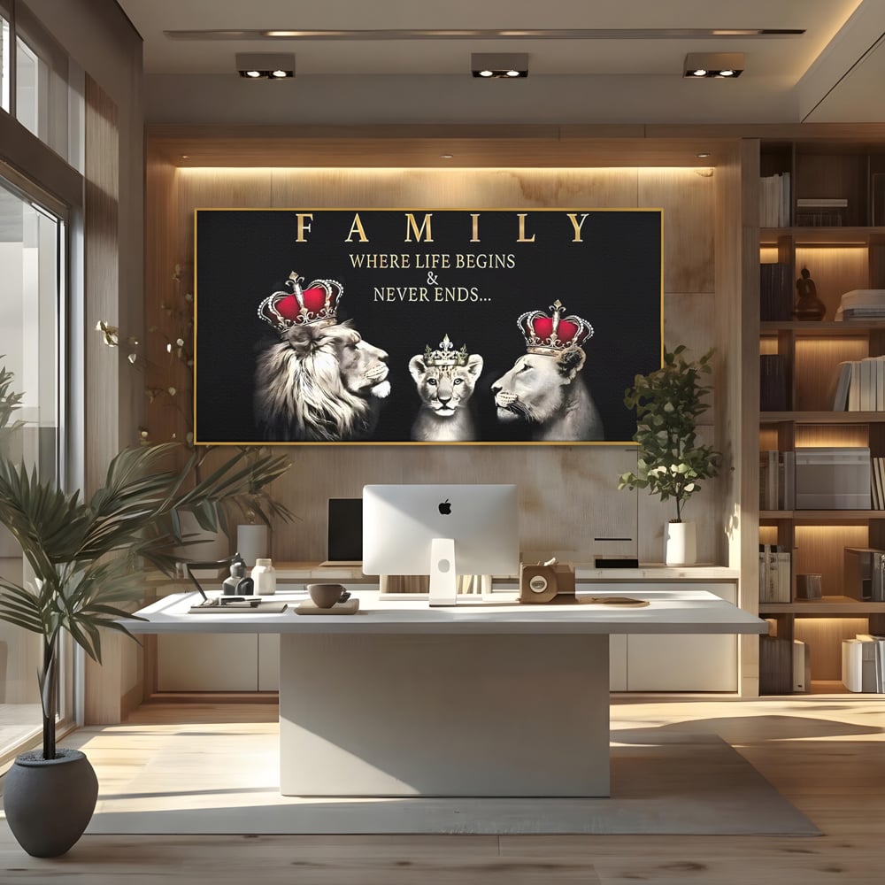 Tablou Canvas Premium, LuxCanva® C1266, Family Together, Relaxare, Family, Love, Living Room, Culori Vibrante