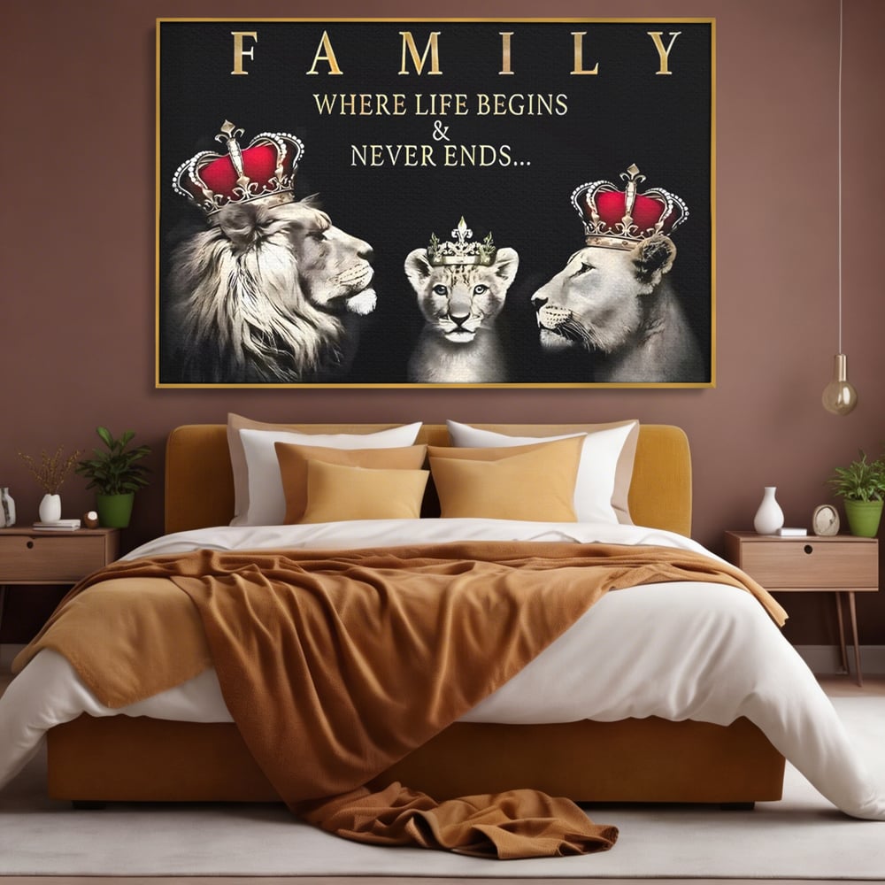 Tablou Canvas Premium, LuxCanva® C1266, Family Together, Relaxare, Family, Love, Living Room, Culori Vibrante