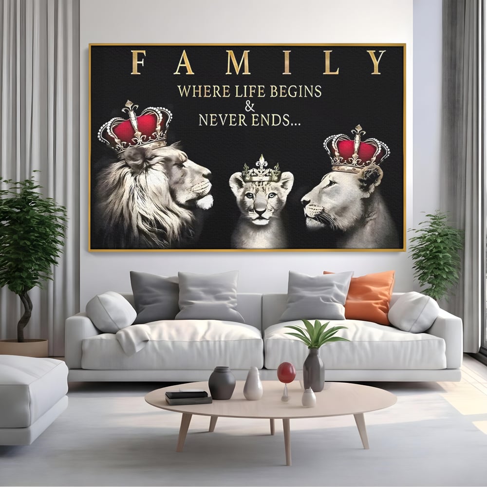 Tablou Canvas Premium, LuxCanva® C1266, Family Together, Relaxare, Family, Love, Living Room, Culori Vibrante