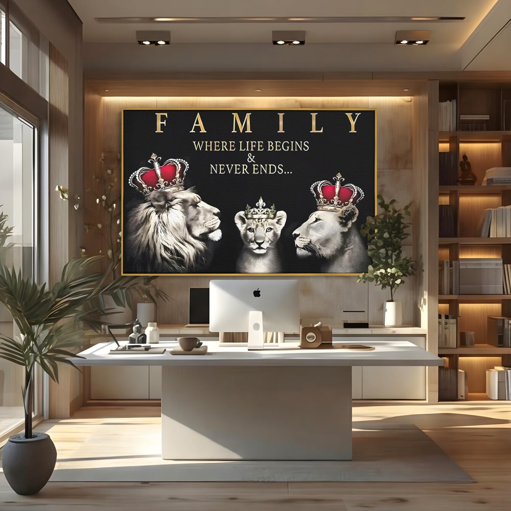 Tablou Canvas Premium, LuxCanva® C1266, Family Together, Relaxare, Family, Love, Living Room, Culori Vibrante