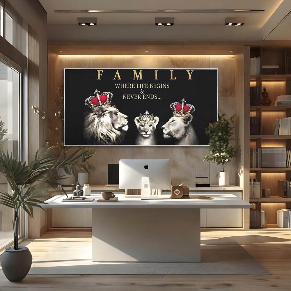 Tablou Canvas Premium, LuxCanva® C1266, Family Together, Relaxare, Family, Love, Living Room, Culori Vibrante