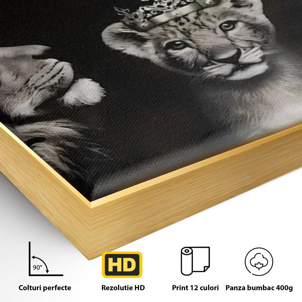 Tablou Canvas Premium, LuxCanva® C1267, Family Protection, Relaxare, Love, Heart, Protection, Living Room, Culori Vibrante