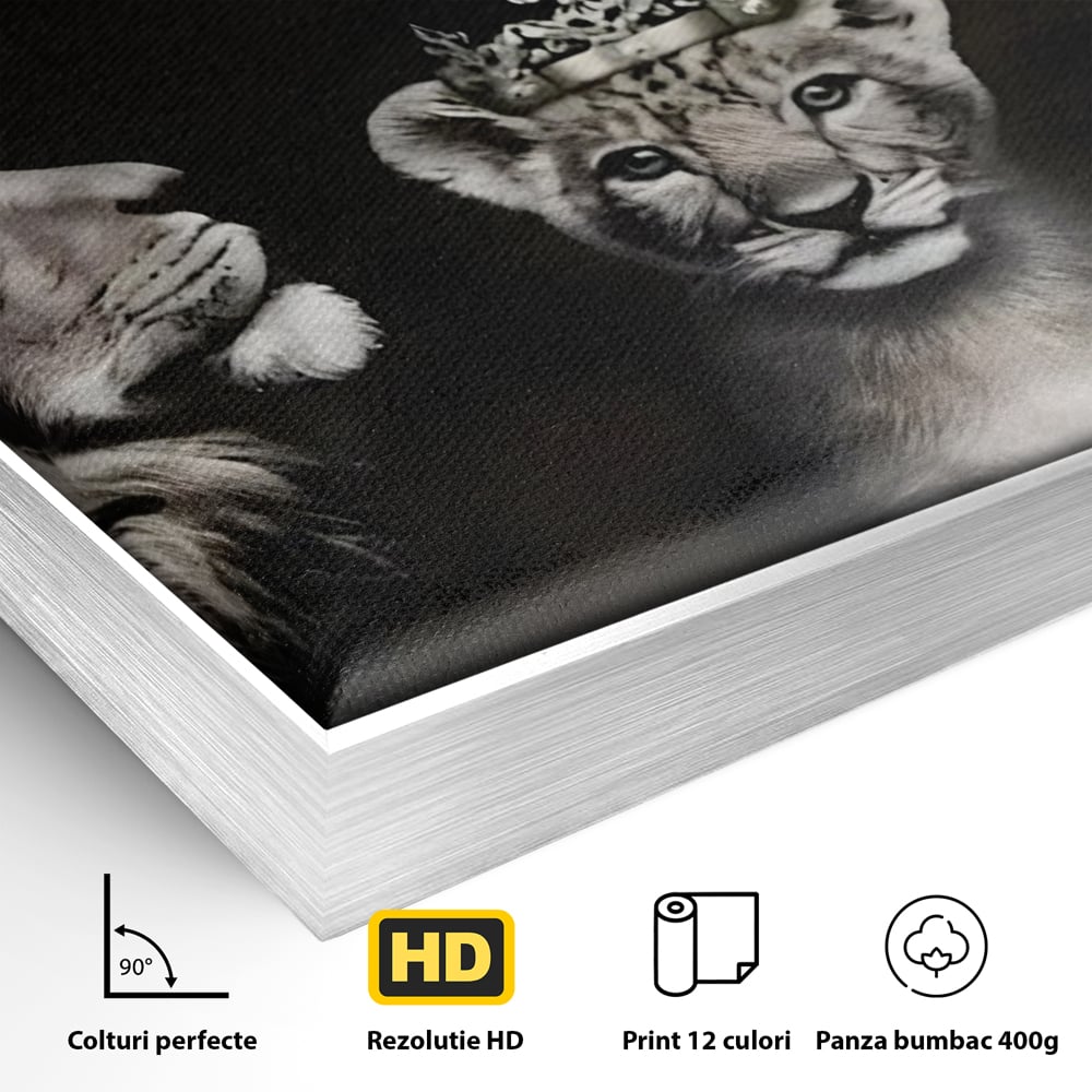 Tablou Canvas Premium, LuxCanva® C1267, Family Protection, Relaxare, Love, Heart, Protection, Living Room, Culori Vibrante