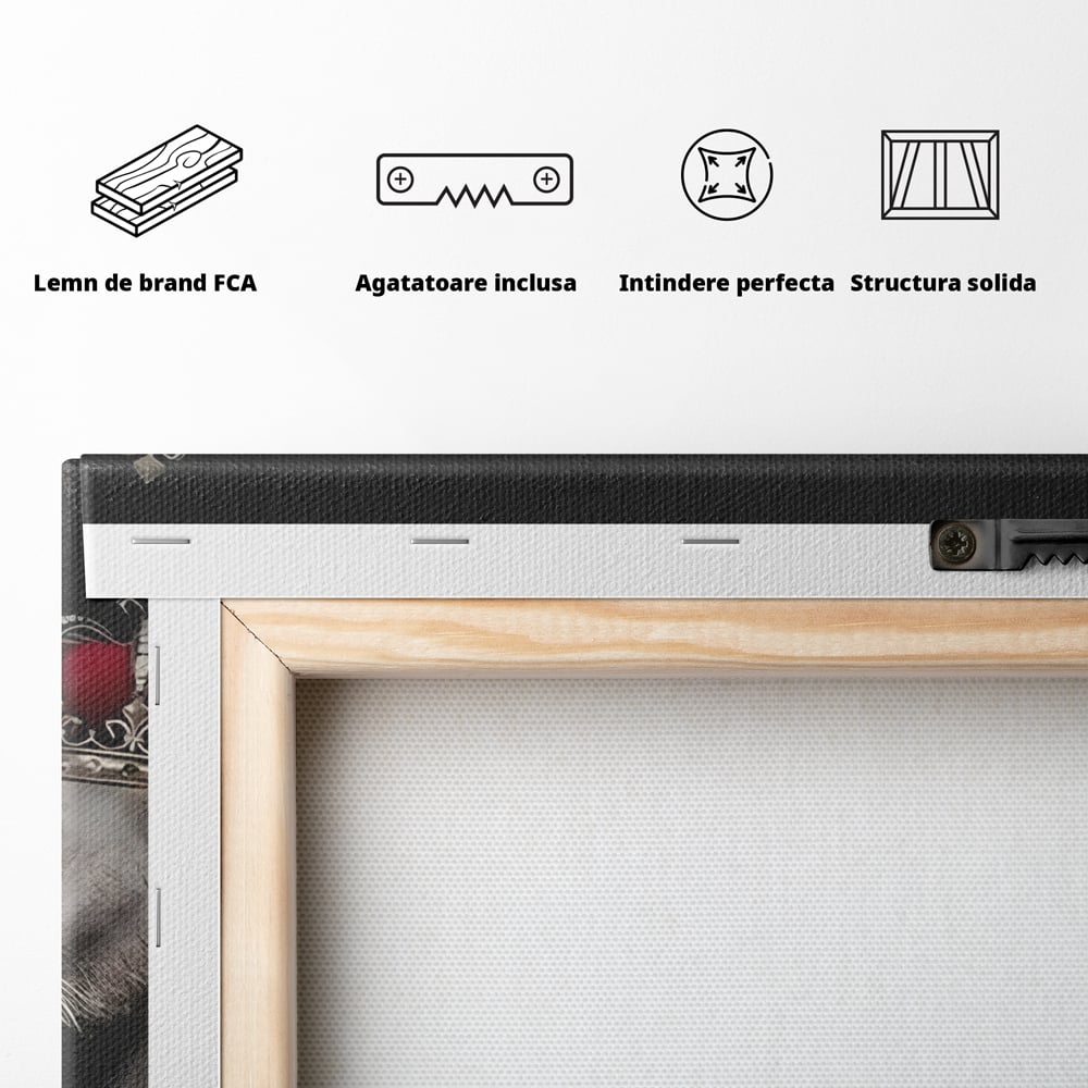 Tablou Canvas Premium, LuxCanva® C1267, Family Protection, Relaxare, Love, Heart, Protection, Living Room, Culori Vibrante