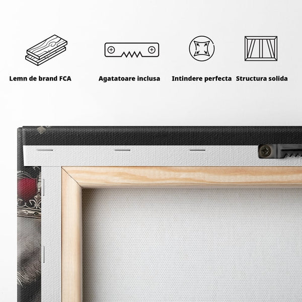 Tablou Canvas Premium, LuxCanva® C1267, Family Protection, Relaxare, Love, Heart, Protection, Living Room, Culori Vibrante