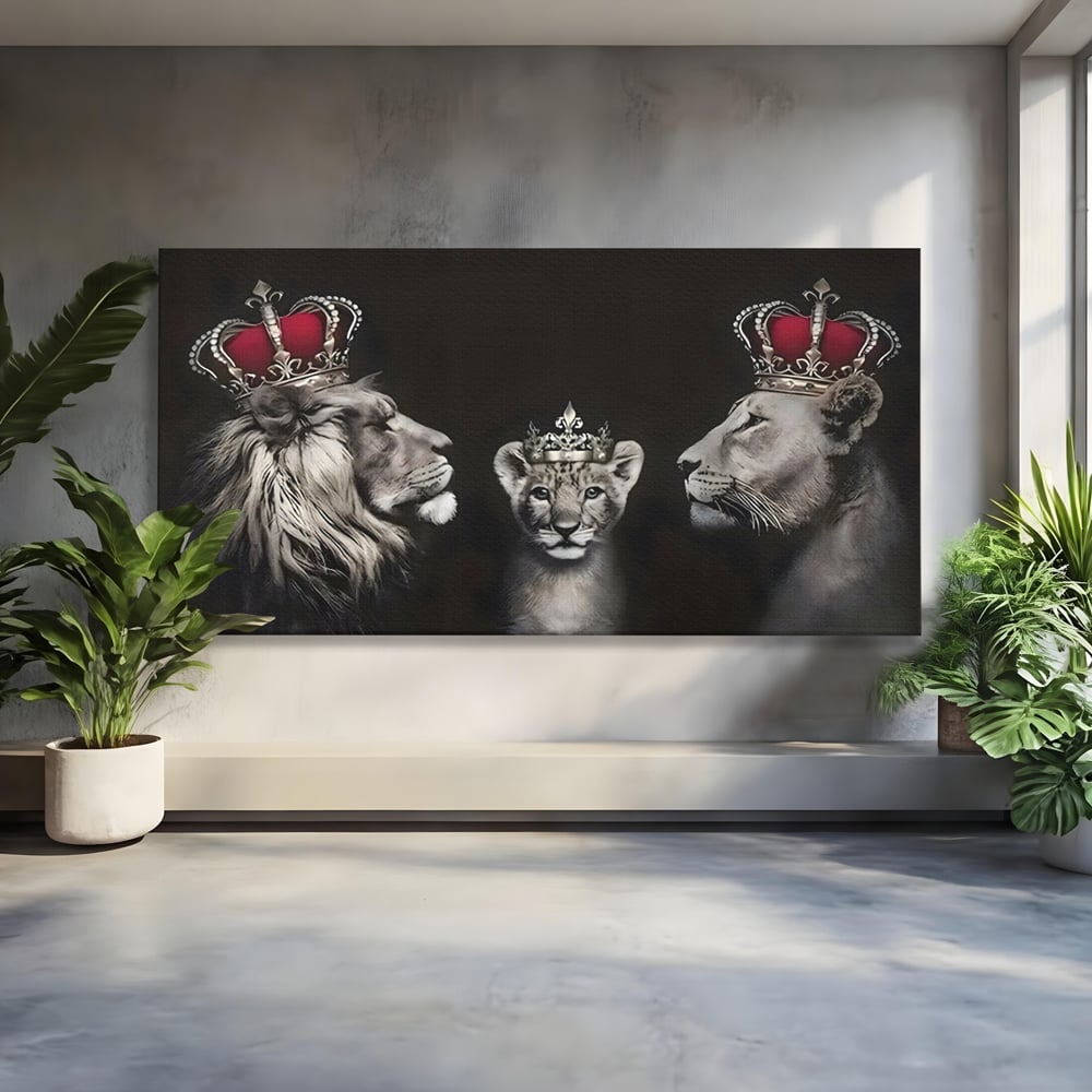 Tablou Canvas Premium, LuxCanva® C1267, Family Protection, Relaxare, Love, Heart, Protection, Living Room, Culori Vibrante