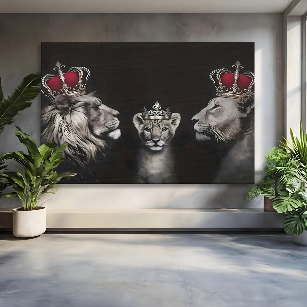 Tablou Canvas Premium, LuxCanva® C1267, Family Protection, Relaxare, Love, Heart, Protection, Living Room, Culori Vibrante