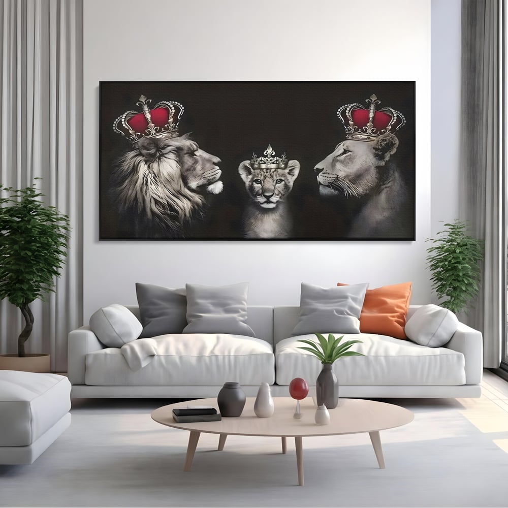 Tablou Canvas Premium, LuxCanva® C1267, Family Protection, Relaxare, Love, Heart, Protection, Living Room, Culori Vibrante