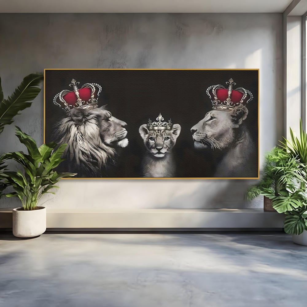 Tablou Canvas Premium, LuxCanva® C1267, Family Protection, Relaxare, Love, Heart, Protection, Living Room, Culori Vibrante