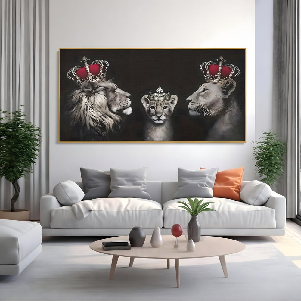 Tablou Canvas Premium, LuxCanva® C1267, Family Protection, Relaxare, Love, Heart, Protection, Living Room, Culori Vibrante