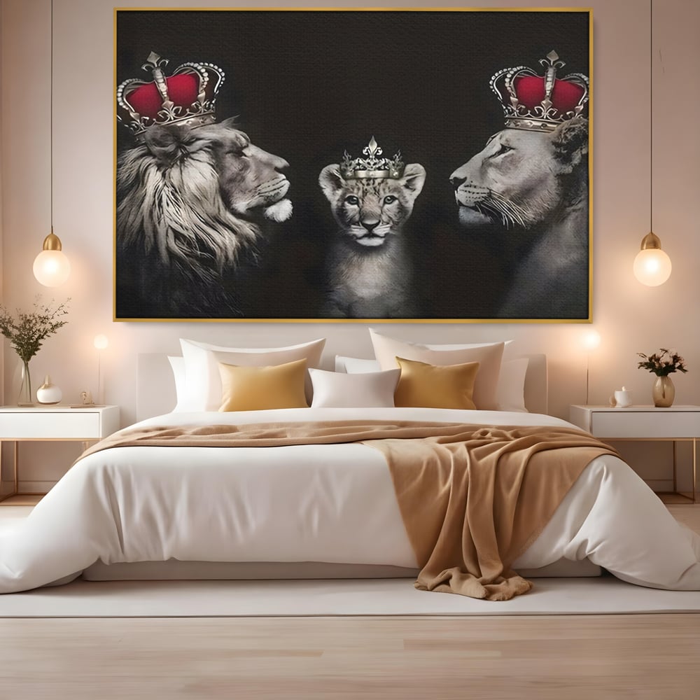 Tablou Canvas Premium, LuxCanva® C1267, Family Protection, Relaxare, Love, Heart, Protection, Living Room, Culori Vibrante