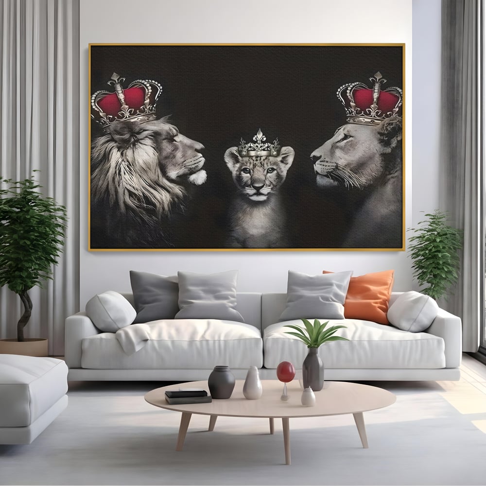 Tablou Canvas Premium, LuxCanva® C1267, Family Protection, Relaxare, Love, Heart, Protection, Living Room, Culori Vibrante