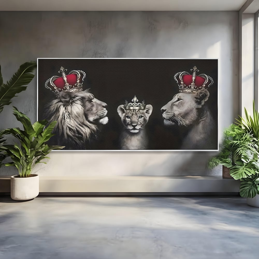 Tablou Canvas Premium, LuxCanva® C1267, Family Protection, Relaxare, Love, Heart, Protection, Living Room, Culori Vibrante