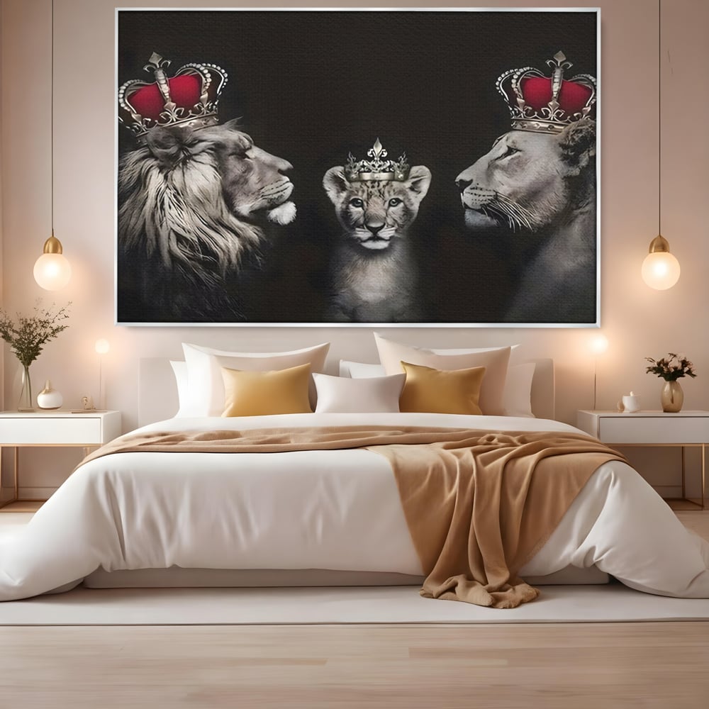 Tablou Canvas Premium, LuxCanva® C1267, Family Protection, Relaxare, Love, Heart, Protection, Living Room, Culori Vibrante